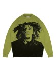 画像11: 送料無料 BOB MARLEY × POT MEETS POP / Natty Dread ニットセーター グリーン (11)