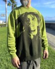 画像6: 送料無料 BOB MARLEY × POT MEETS POP / Natty Dread ニットセーター グリーン (6)