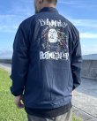 画像5: 送料無料 BOB MARLEY × POT MEETS POP / Sketch コーチジャケット ネイビー (5)