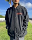画像10: 送料無料 BOB MARLEY × POT MEETS POP / Live コーチジャケット ブラック (10)