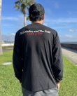画像8: 送料無料 BOB MARLEY × POT MEETS POP / Catch A Fire 長袖Tシャツ ブラック (8)