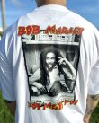 画像2: 送料無料 BOB MARLEY × POT MEETS POP / Uprising Tシャツ ホワイト (2)