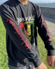 画像6: 送料無料 BOB MARLEY × POT MEETS POP / Catch A Fire 長袖Tシャツ ブラック (6)