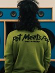 画像2: 送料無料 BOB MARLEY × POT MEETS POP / Natty Dread ニットセーター グリーン (2)