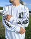 画像7: 送料無料 BOB MARLEY × POT MEETS POP / Natty Dread 長袖Tシャツ ホワイト (7)