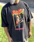 画像6: 送料無料 BOB MARLEY × POT MEETS POP / PMP LIVE! Tシャツ ブラック (6)