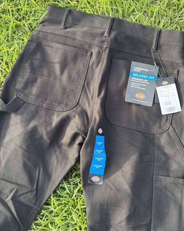 画像11: 送料無料 DICKIES / ダックカーペンターパンツ ブラック (11)
