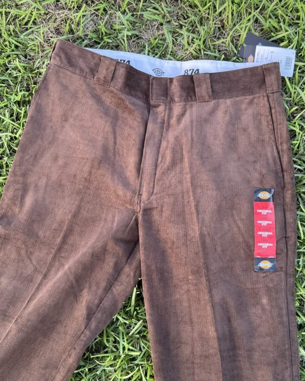 画像9: 送料無料 DICKIES / コーデュロイパンツ ダークブラウン (9)