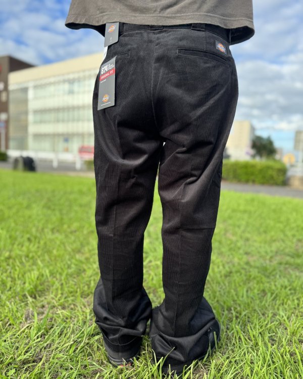 画像5: 送料無料 DICKIES / コーデュロイ 874 ワークパンツ ブラック (5)