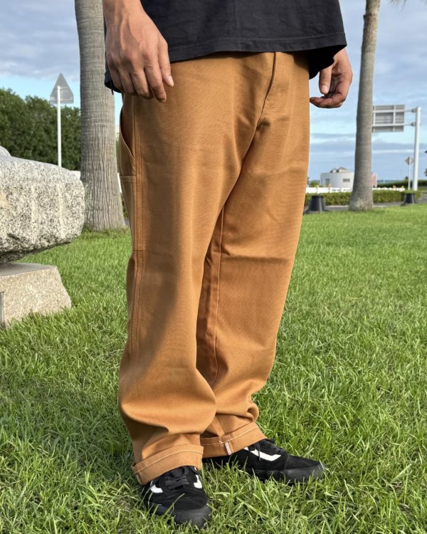 画像2: 送料無料 DICKIES / ダックカーペンターパンツ ブラウン (2)