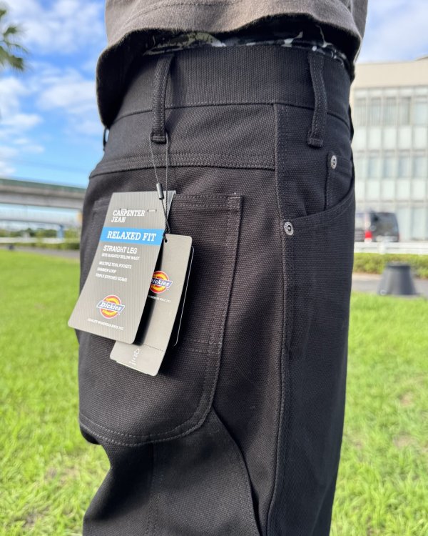 画像8: 送料無料 DICKIES / ダックカーペンターパンツ ブラック (8)