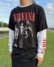 画像7: 送料無料 NIRVANA / In Utero Band Photo 長袖Tシャツ BLACK/WHITE (7)