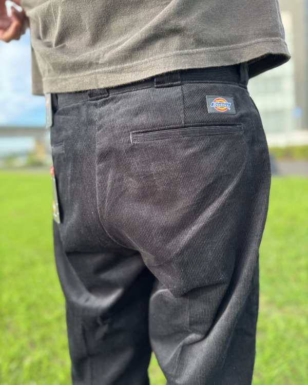 画像7: 送料無料 DICKIES / コーデュロイ 874 ワークパンツ ブラック (7)