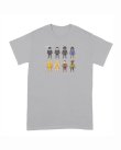 画像1: 10月19日23:59分締切 予約注文 送料無料 Tarantino Character Lineup Tシャツ グレー (1)