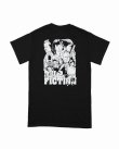 画像4: 10月19日23:59分締切 予約注文 送料無料 Pulp Fiction / Quentin Tarantino Cartoon Characters Tシャツ ブラック (4)