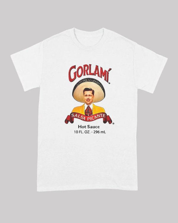 画像1: 10月19日23:59分締切 予約注文 送料無料 Inglourious Basterds / Quentin Tarantino Gorlami Tシャツ ホワイト (1)