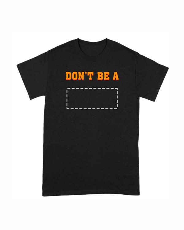 画像1: 10月19日23:59分締切 予約注文 送料無料 Pulp Fiction / Quentin Tarantino Dont be a Tシャツ ブラック (1)