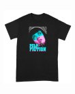 画像1: 10月19日23:59分締切 予約注文 送料無料 Pulp Fiction / Quentin Tarantino Animated Mia Wallace Tシャツ ブラック (1)