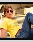 画像1: 10月19日23:59分締切 予約注文 送料無料 Once Upon a Time in Hollywood / Quentin Tarantino Cliff Booth Lions Drag Strip Tシャツ ゴールド (1)