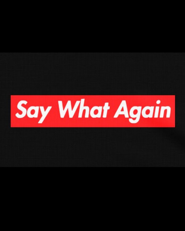 画像2: 10月19日23:59分締切 予約注文 送料無料 Pulp Fiction / Quentin Tarantino Say What Again Sup Logo Tシャツ ブラック (2)