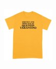 画像1: 10月19日23:59分締切 予約注文 送料無料 Written and Directed By Quentin Tarantino Tシャツ ゴールド (1)