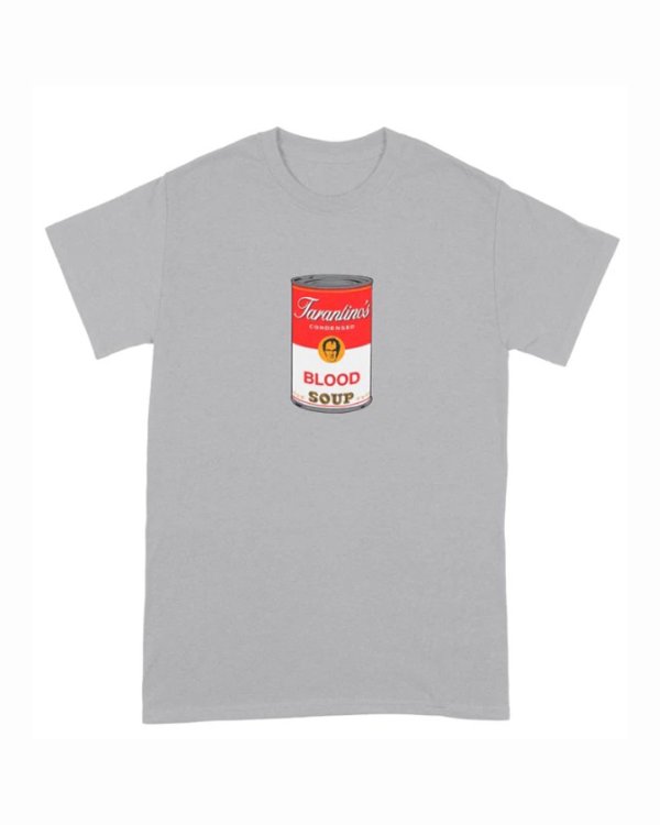 画像1: 10月19日23:59分締切 予約注文 送料無料 Tarantino's Blood Soup Tシャツ グレー (1)