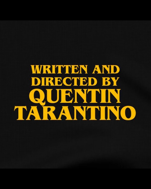 画像2: 10月19日23:59分締切 予約注文 送料無料 Written and Directed By Quentin Tarantino Tシャツ ブラック (2)