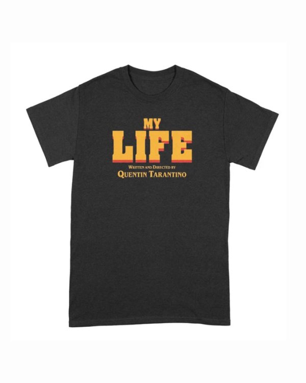 画像1: 10月19日23:59分締切 予約注文 送料無料 Tarantino My Life Tシャツ ブラック (1)