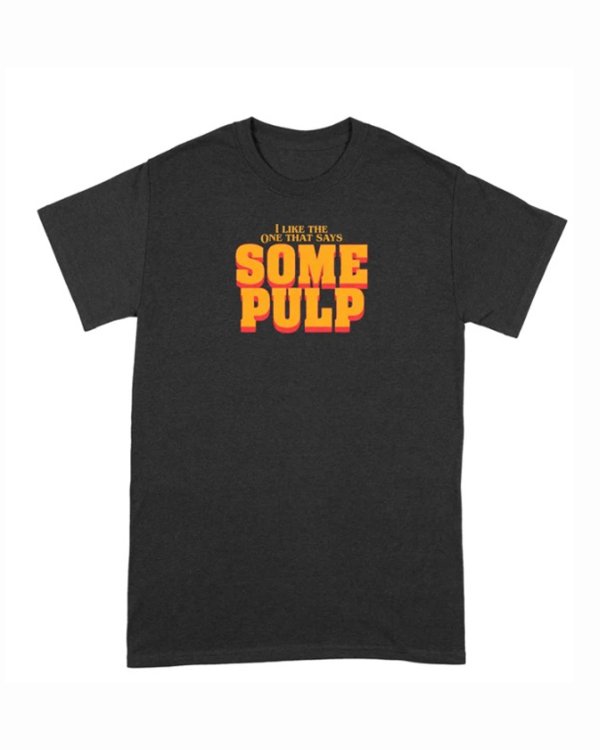 画像1: 10月19日23:59分締切 予約注文 送料無料 The Sopranos / Quentin Tarantino Some Pulp Tシャツ ブラック (1)