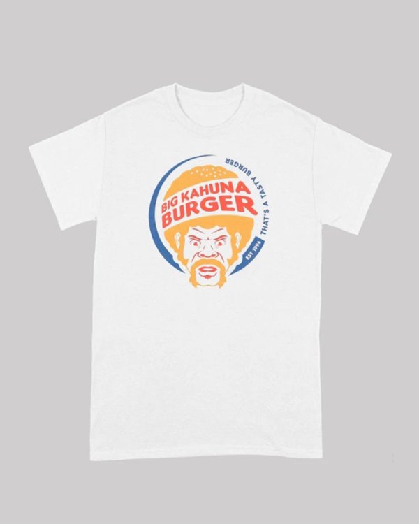 画像1: 10月19日23:59分締切 予約注文 送料無料 Pulp Fiction / Quentin Tarantino That’s A Tasty Burger Tシャツ ホワイト (1)