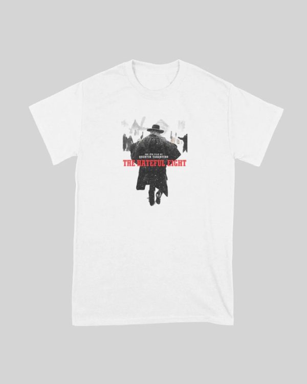 画像1: 10月19日23:59分締切 予約注文 送料無料 The Hateful Eight / Quentin Tarantino Movie Tシャツ ホワイト (1)