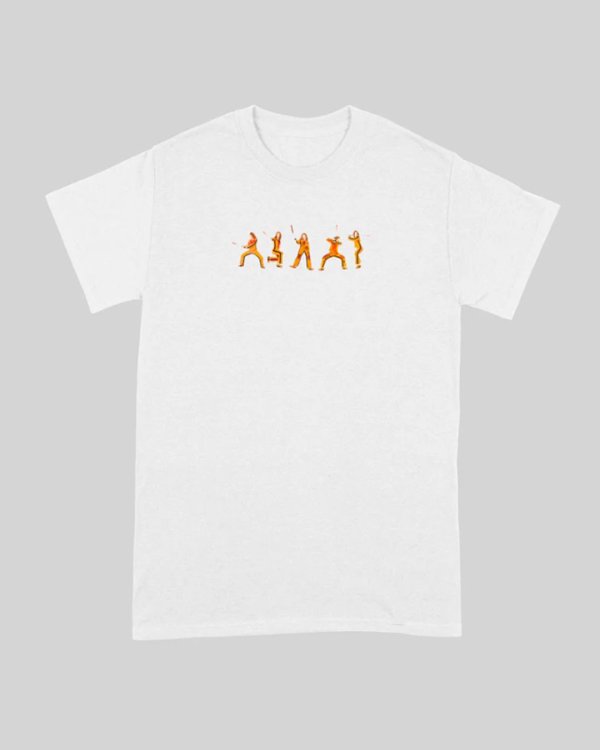 画像1: 10月19日23:59分締切 予約注文 送料無料 KILL BILL / Quentin Tarantino Sword Fight Tシャツ ホワイト (1)
