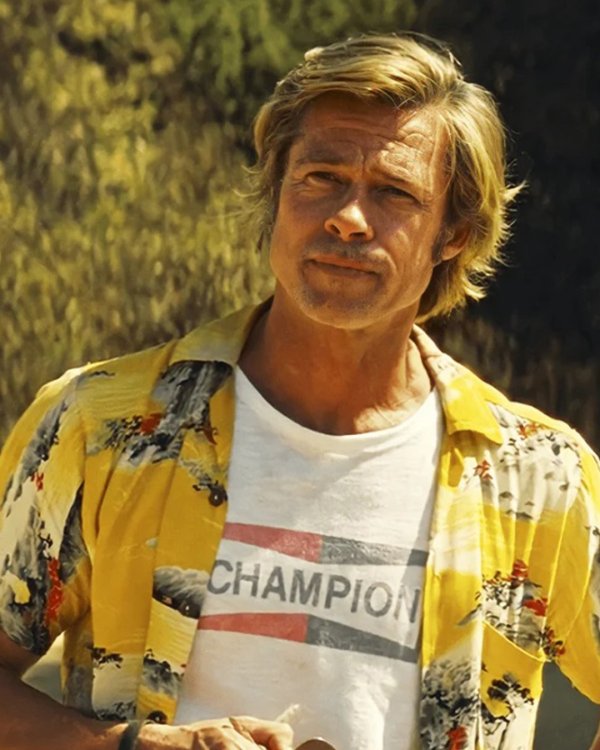画像1: 10月19日23:59分締切 予約注文 送料無料 Once Upon a Time in Hollywood / Quentin Tarantino Cliff Booth Champion Tシャツ ホワイト (1)