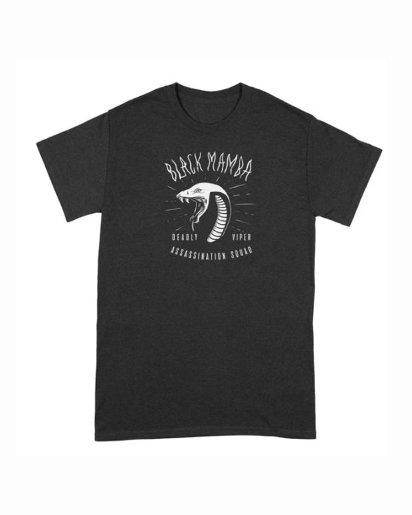画像1: 10月19日23:59分締切 予約注文 送料無料 KILL BILL / Quentin Tarantino Black Mamba Tシャツ ブラック (1)