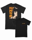 画像1: 10月19日23:59分締切 予約注文 送料無料 Pulp Fiction / Quentin Tarantino Mia Wallace Tシャツ ブラック (1)