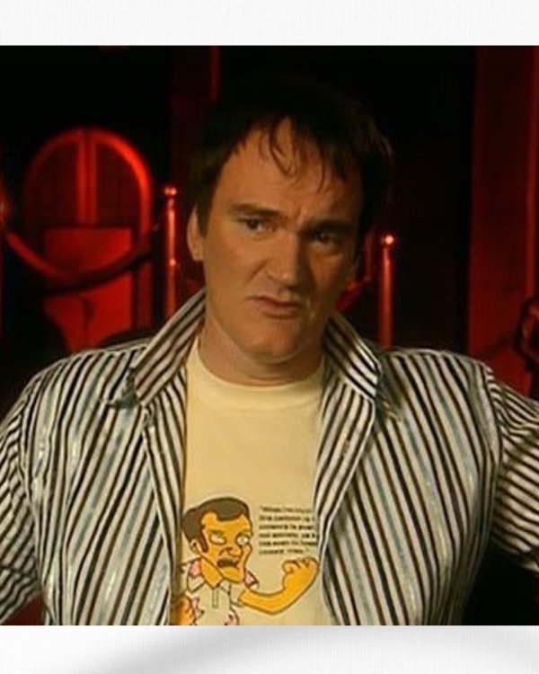 画像1: 10月19日23:59分締切 予約注文 送料無料 Tarantino Simpsons Tシャツ ホワイト (1)