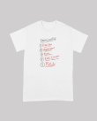 画像1: 10月19日23:59分締切 予約注文 送料無料 KILL BILL / Quentin Tarantino Death List Five Tシャツ ホワイト (1)