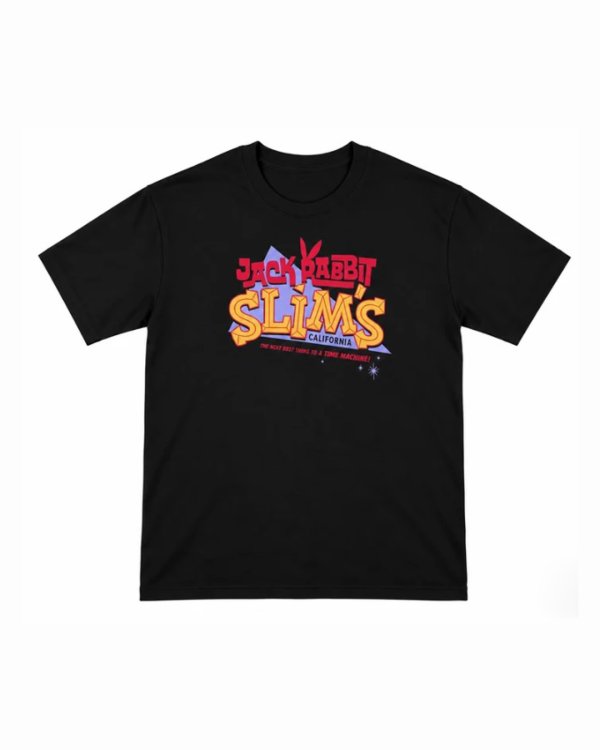画像1: 10月19日23:59分締切 予約注文 送料無料 Pulp Fiction / Quentin Tarantino Jack Rabbit Slim's Restaurant Tシャツ ブラック (1)