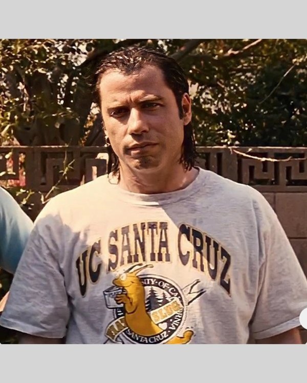 画像1: 10月19日23:59分締切 予約注文 送料無料 Pulp Fiction / Quentin Tarantino UC Santa Cruz Tシャツ ホワイト (1)