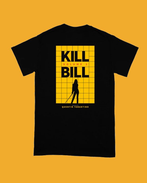 画像4: 10月19日23:59分締切 予約注文 送料無料 KILL BILL / Quentin Tarantino Logo Tシャツ ブラック (4)