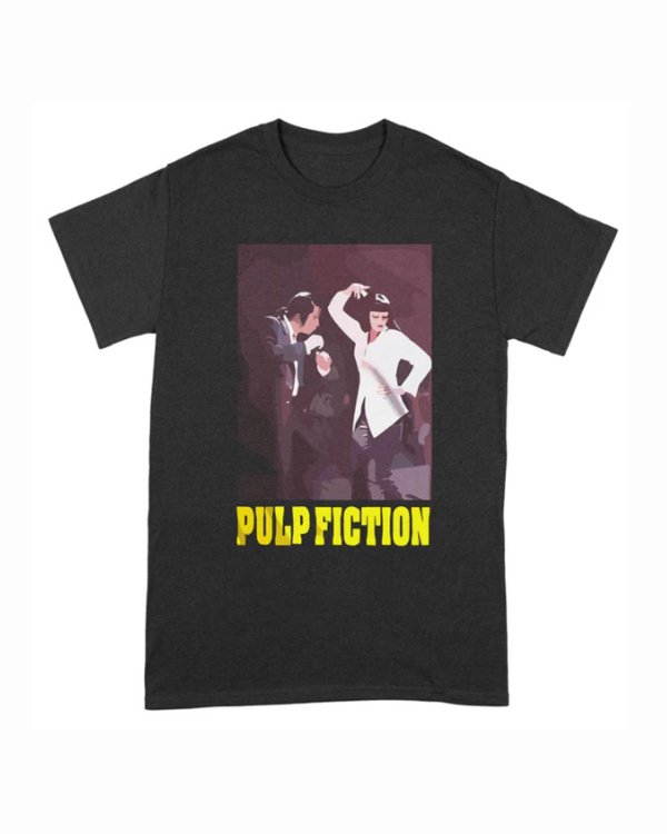 画像1: 10月19日23:59分締切 予約注文 送料無料 Pulp Fiction / Quentin Tarantino Jack Rabbit Slim's Dance Off Tシャツ ブラック (1)