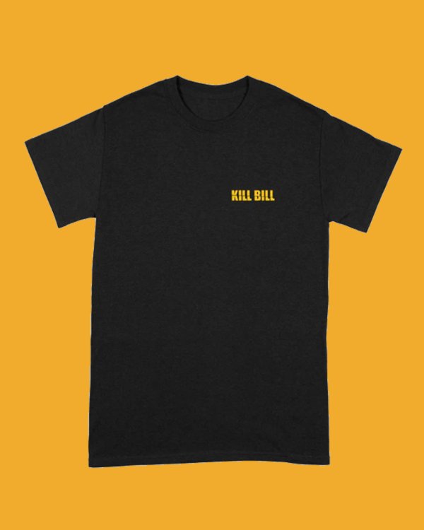 画像2: 10月19日23:59分締切 予約注文 送料無料 KILL BILL / Quentin Tarantino Logo Tシャツ ブラック (2)