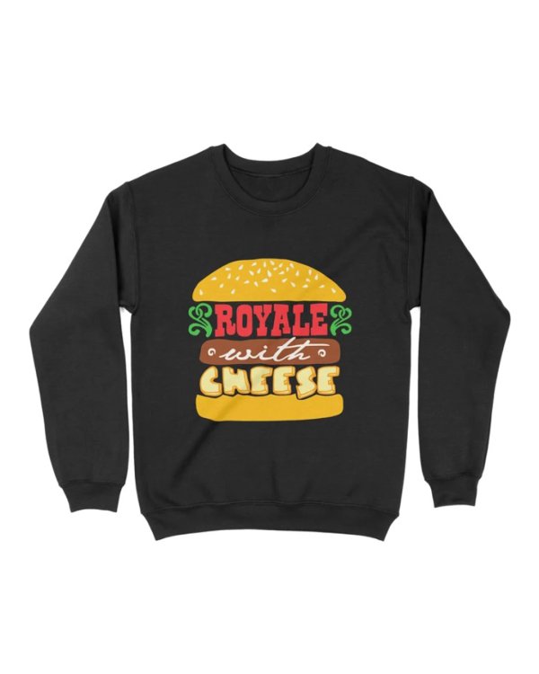 画像1: 10月19日23:59分締切 予約注文 送料無料 Pulp Fiction / Quentin Tarantino Royale With Cheese スウェット ブラック (1)