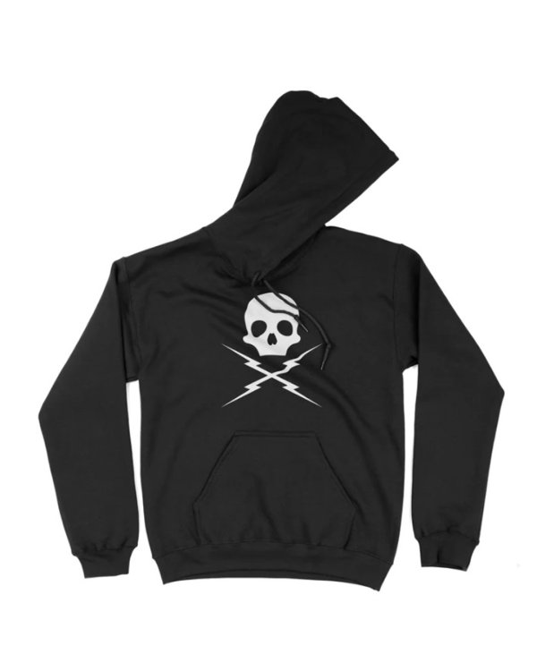 画像1: 10月19日23:59分締切 予約注文 送料無料 Death Proof / Quentin Tarantino Skull プルオーバーパーカー ブラック (1)