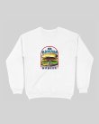 画像1: 10月19日23:59分締切 予約注文 送料無料 Pulp Fiction / Quentin Tarantino Big Kahuna Burger スウェット ホワイト (1)