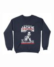 画像1: 10月19日23:59分締切 予約注文 送料無料 Jackie Brown / Quentin Tarantino Japanese Cover スウェット ブラック (1)
