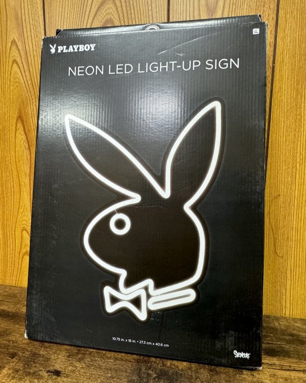 画像2: 送料無料 在庫2個のみ PLAYBOY / NEON LED Light Up Sign Rabbit Head (2)