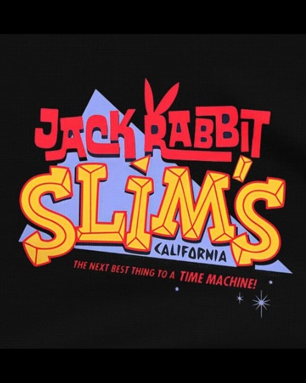画像2: 10月19日23:59分締切 予約注文 送料無料 Pulp Fiction / Quentin Tarantino Jack Rabbit Slim's Restaurant プルオーバーパーカー ブラック (2)