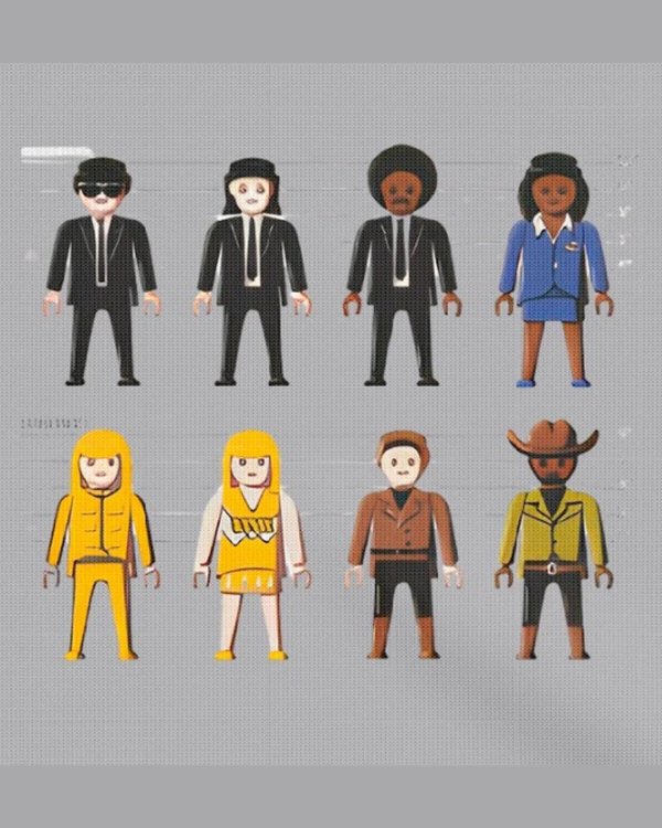画像2: 10月19日23:59分締切 予約注文 送料無料 Tarantino Character Lineup プルオーバーパーカー グレー (2)