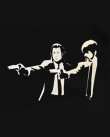 画像2: 10月19日23:59分締切 予約注文 送料無料 Pulp Fiction / Quentin Tarantino The Luckiest Duo プルオーバーパーカー ブラック (2)